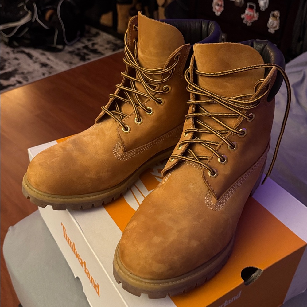Timberland Classic Brown Leather Boots 6” premium
